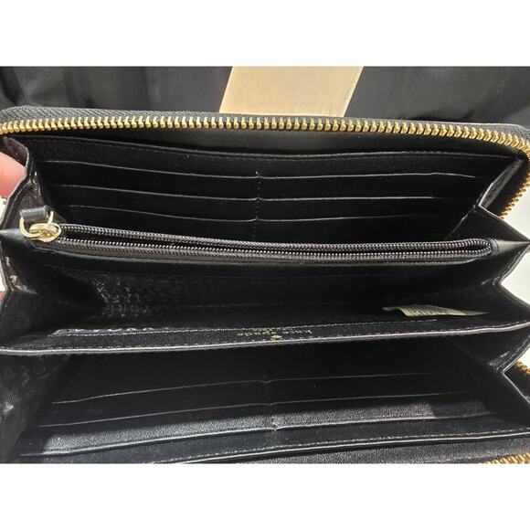 Kate Spade New York Grove Street Neda Long Zip Around Wallet - Black - EUC - Picture 4 of 4